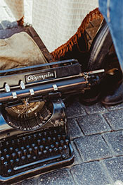 old typewriter